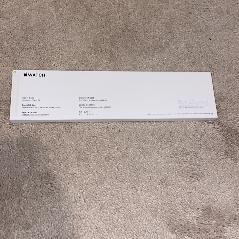 41MM authentic Apple Watch Sport Band - Starlight - Picture 3 of 5